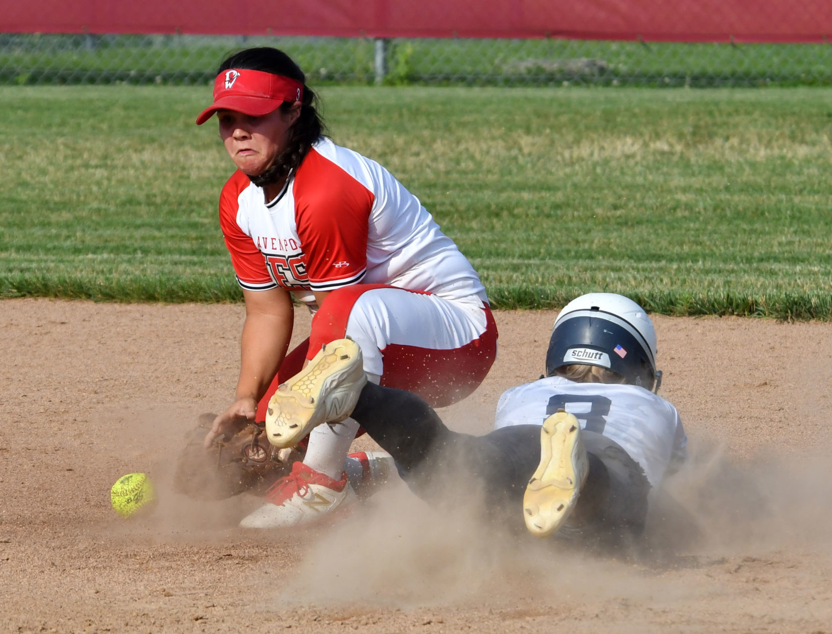 Pleasant Valley at Davenport West softball.
